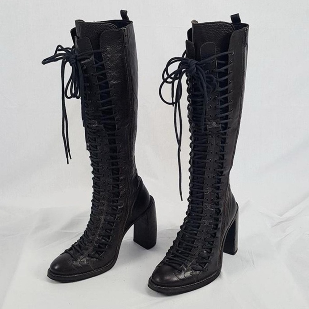 ISO : Looking for Ann demeulemeester triple lace talon boots ( DO NOT PURCHASE )